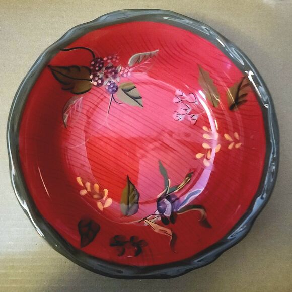Retired Octavia Hill Tracy Collection 8" Pasta Bowl Dream Delicious - Picture 1 of 7